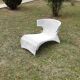 Rattan deckchair