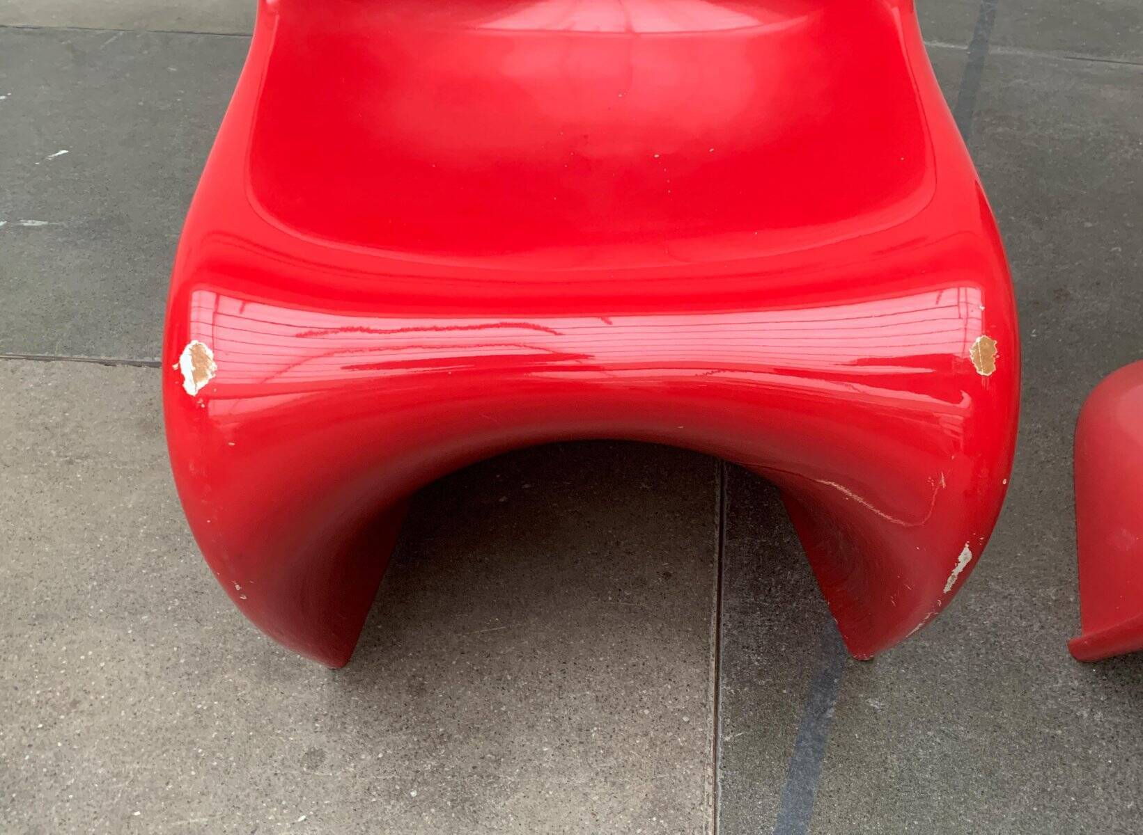Set of mid-century Panton chairs by Verner Panton for Vitra Herman Miller.
