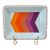 Pocket tray / ashtray Gien "arrows" vintage 70s