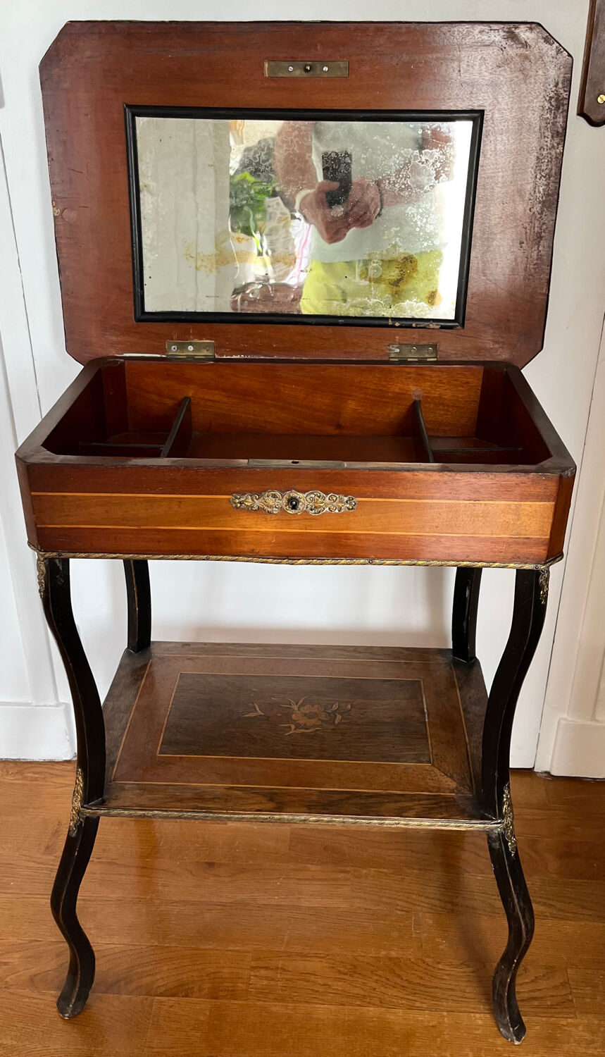 Old wooden seamstress