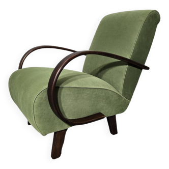 Fauteuil Art Déco par Jindrich Halabala, 1940s