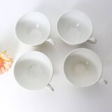Set of 4 cups, vintage, French