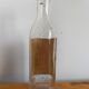 Bottle or old bottle in vintage glass apothecary pharmacy curiosity