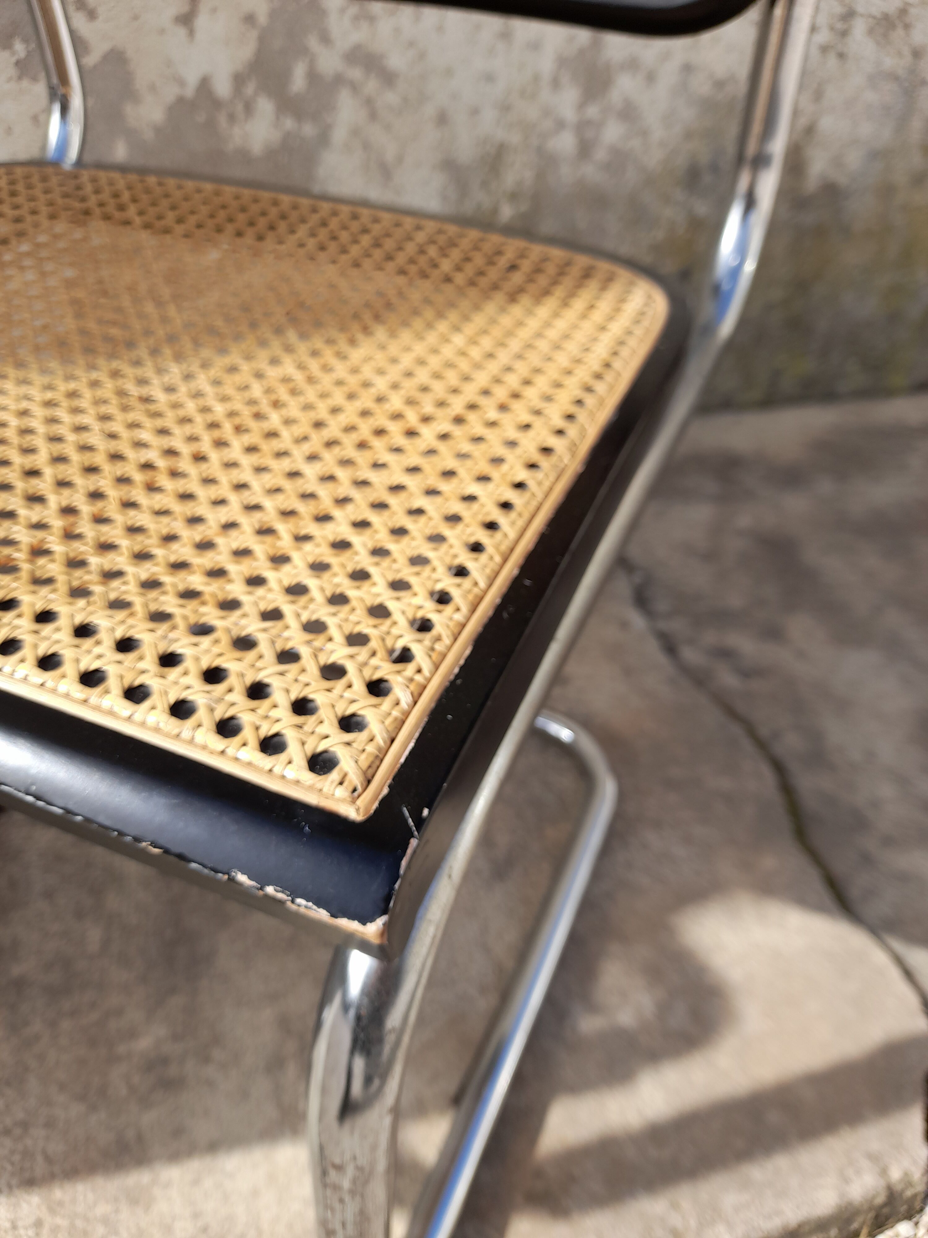 Paire de fauteuils B64 Cesca de Marcel Breuer