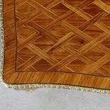 Petite table de salon en bois précieux, style louis xv – 1re partie xixe