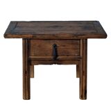 Haibei - Chinese bedside table in ancient elm no. 1