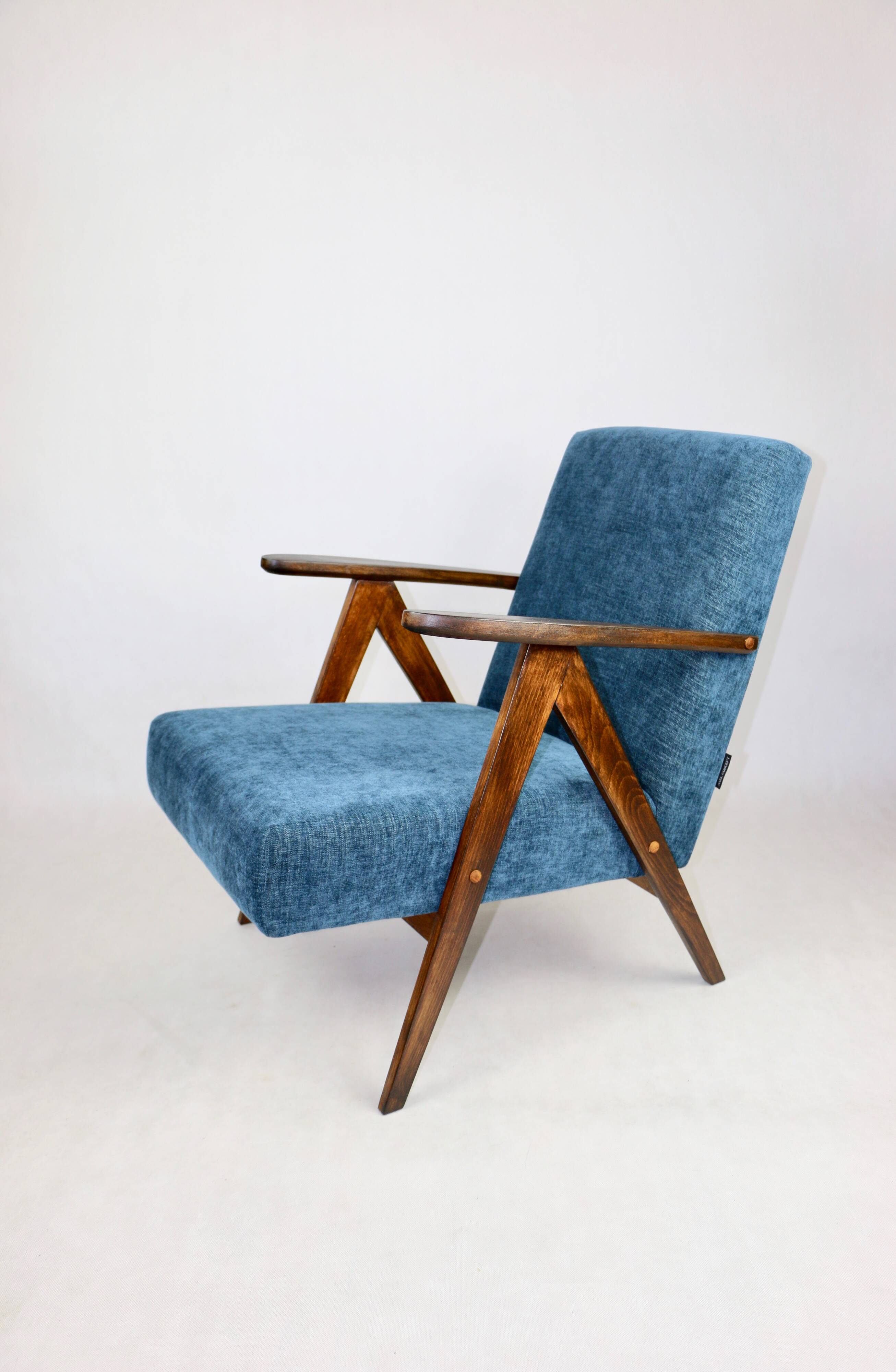 Vintage classic armchair like VAR grey - blue jeans