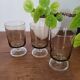 Lot de 3 verres à pied noir fumé Luminarc