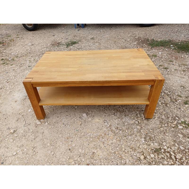 Oak coffee table