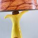 Vintage signed art ceramic lamp