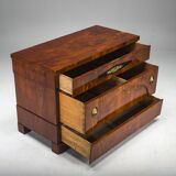 Early 19th century Biedermeier mahogany commodes, 1830s