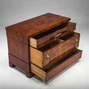 Commodes Biedermeier en acajou du début du XIXe siècle, années 1830