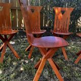 Designer wooden chairs