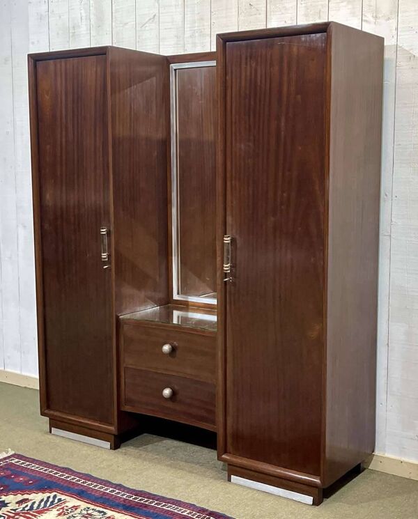 Penderie-Coiffeuse Art Déco estampillée RINCK 115 Faubourg St Antoine Paris