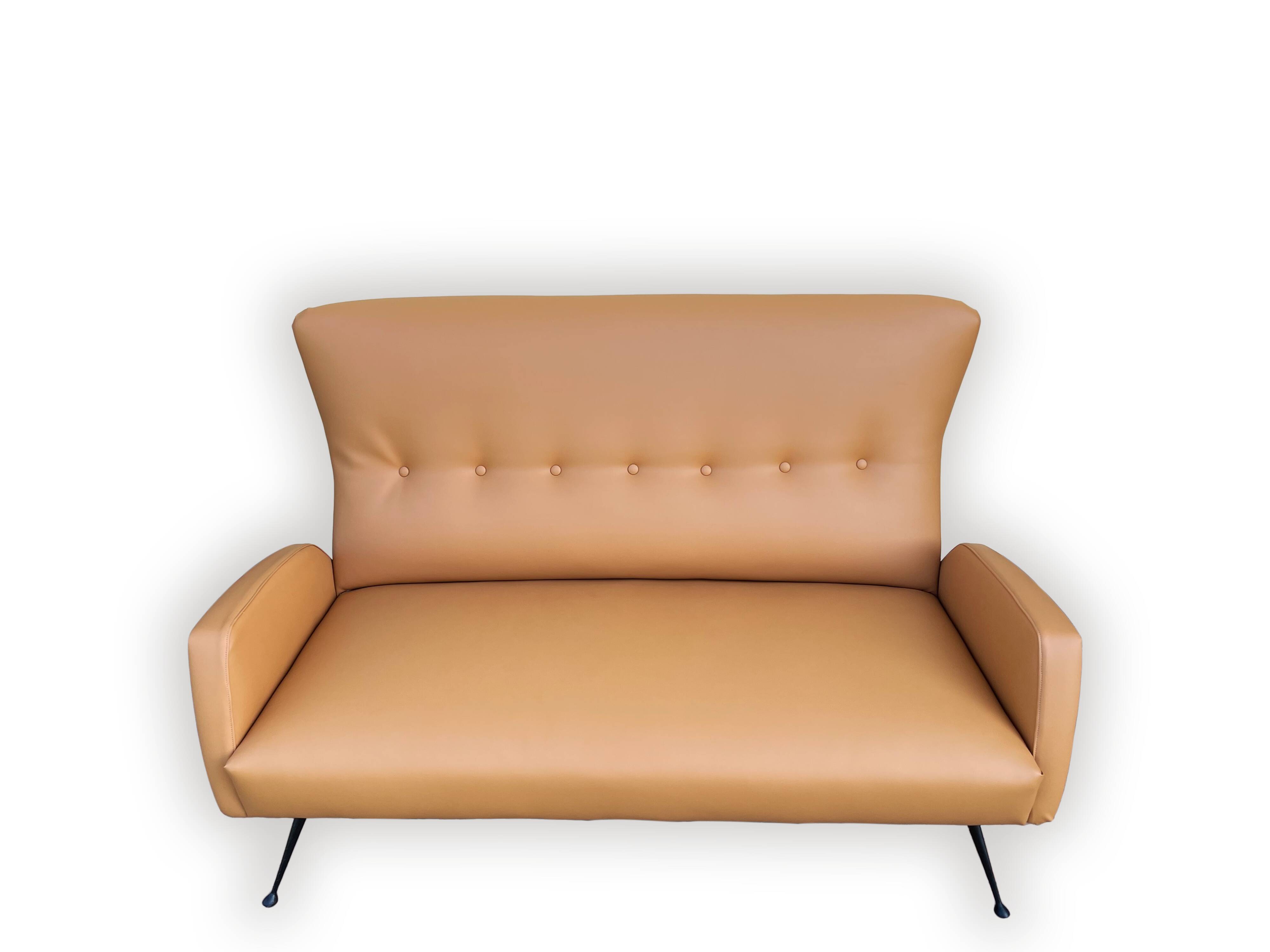 Canapé italien vintage 2 places - 1950