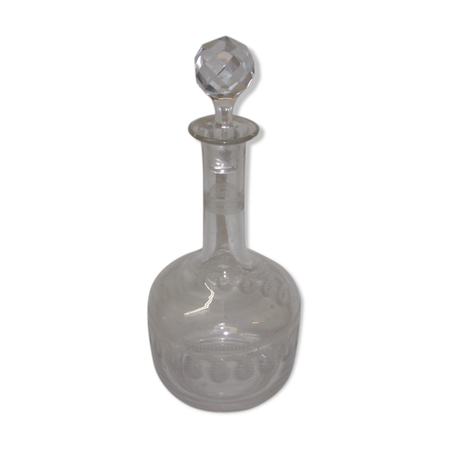 1970 engraved liquor carafe