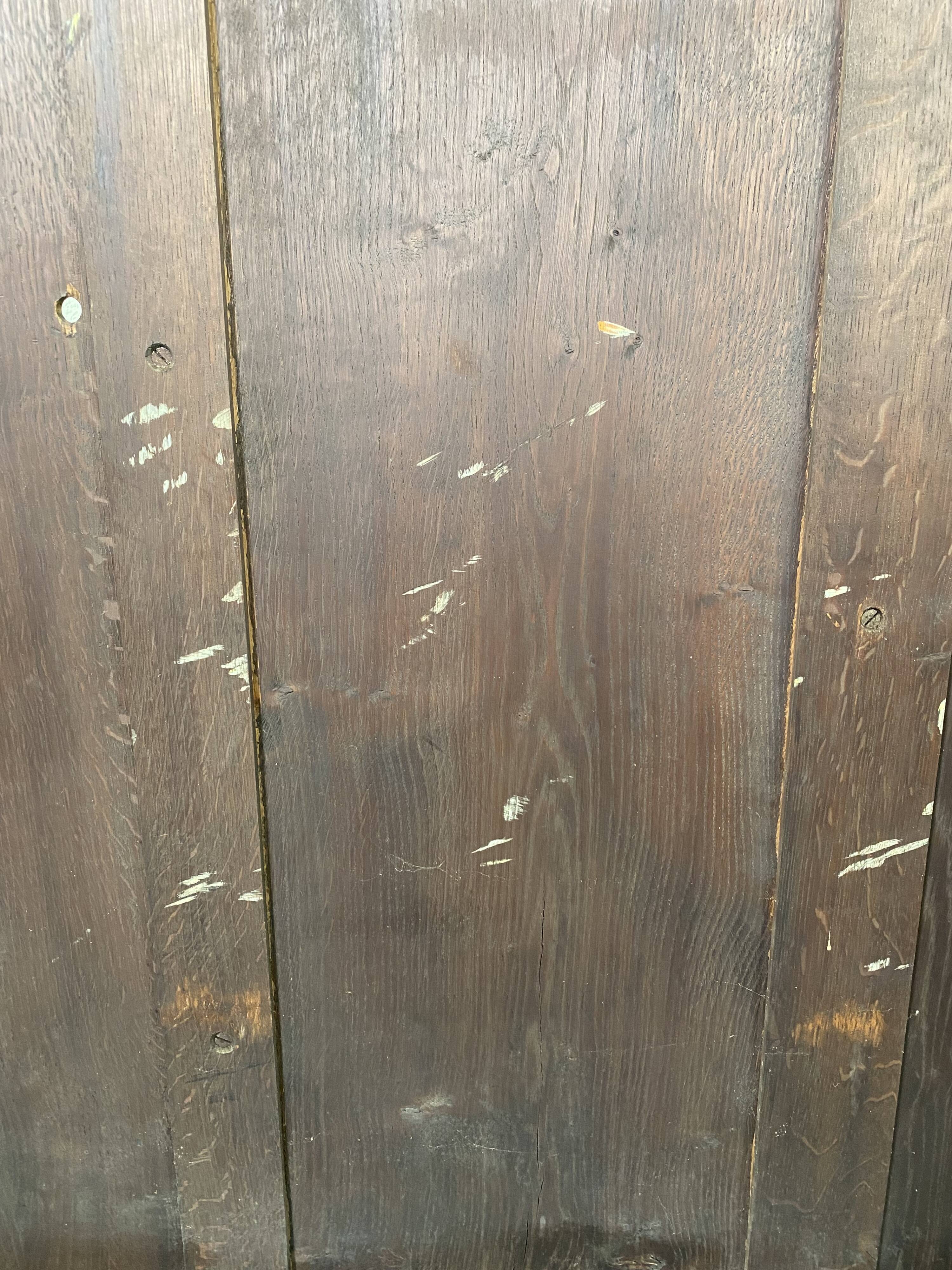 Large vintage wooden bookcase