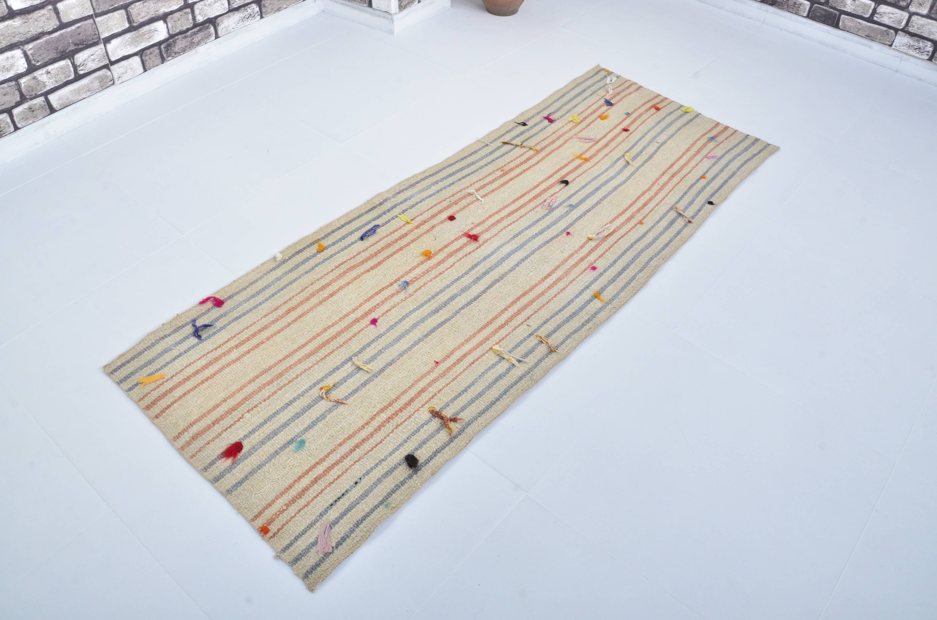 Vintage Turkish Colourful Kilim Rug sku 3378