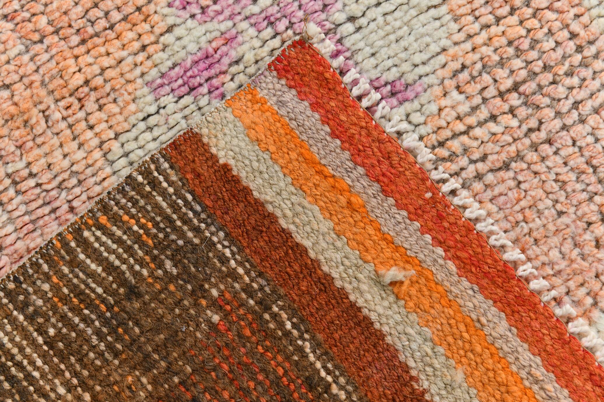 Tapis turc pastel doux, 91 x 313 cm