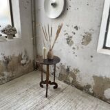19th century oak pedestal console
