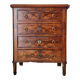 Antique Louis XV style walnut burl commode – 4 drawers – Marquetry