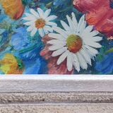 Painting bouquet of flowers