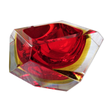 Empty Pocket Murano glass ashtray Sommerso