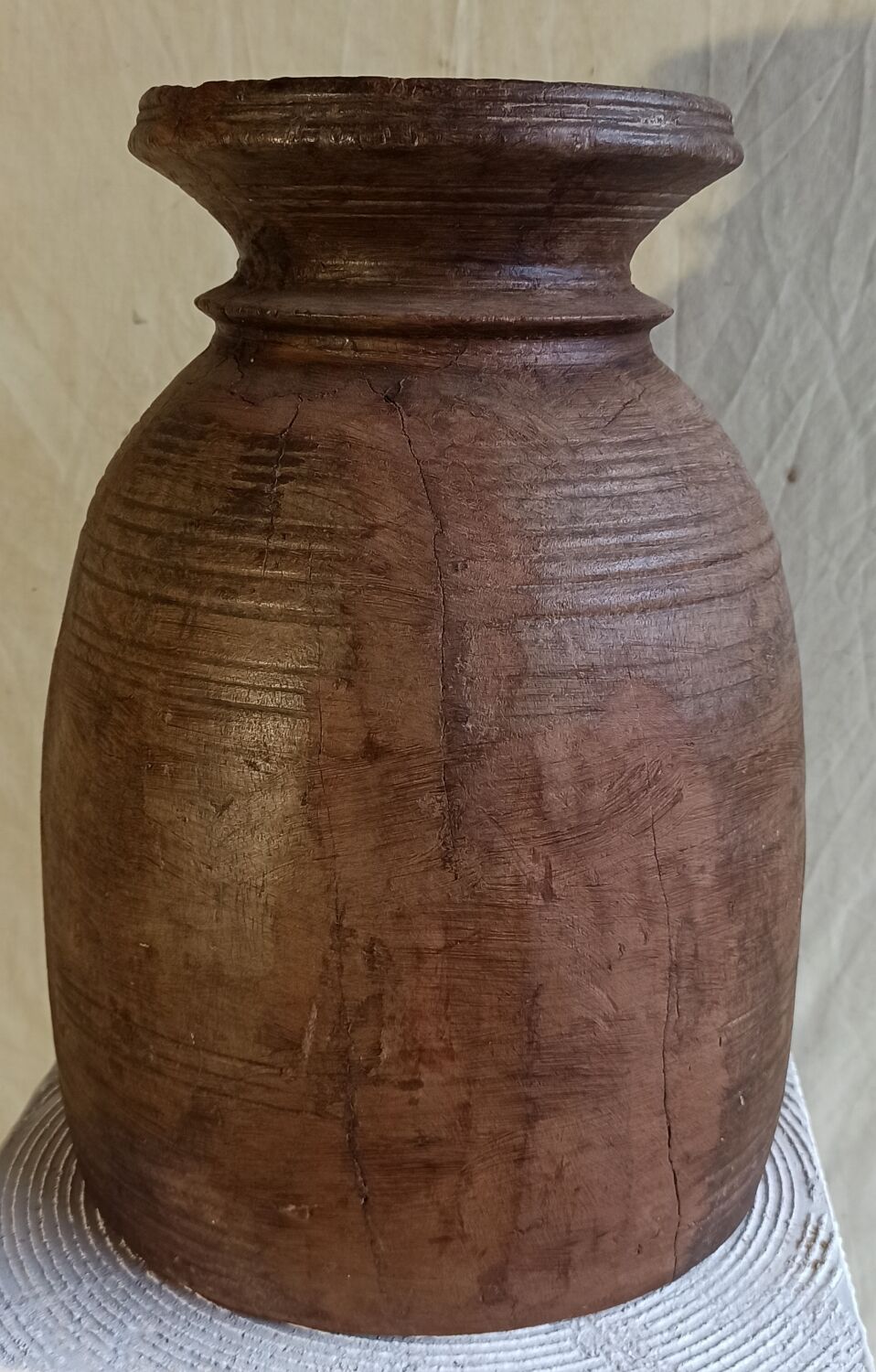Wooden jar