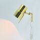 Pair Of Mid Century Scandinavian Brass Wall Lights By H.A. Jakobsson, 1960s