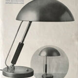 Karl Trabert's office bauhaus lamp, 1930, restored