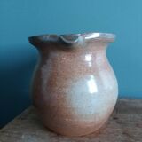 Stoneware ice bucket signed