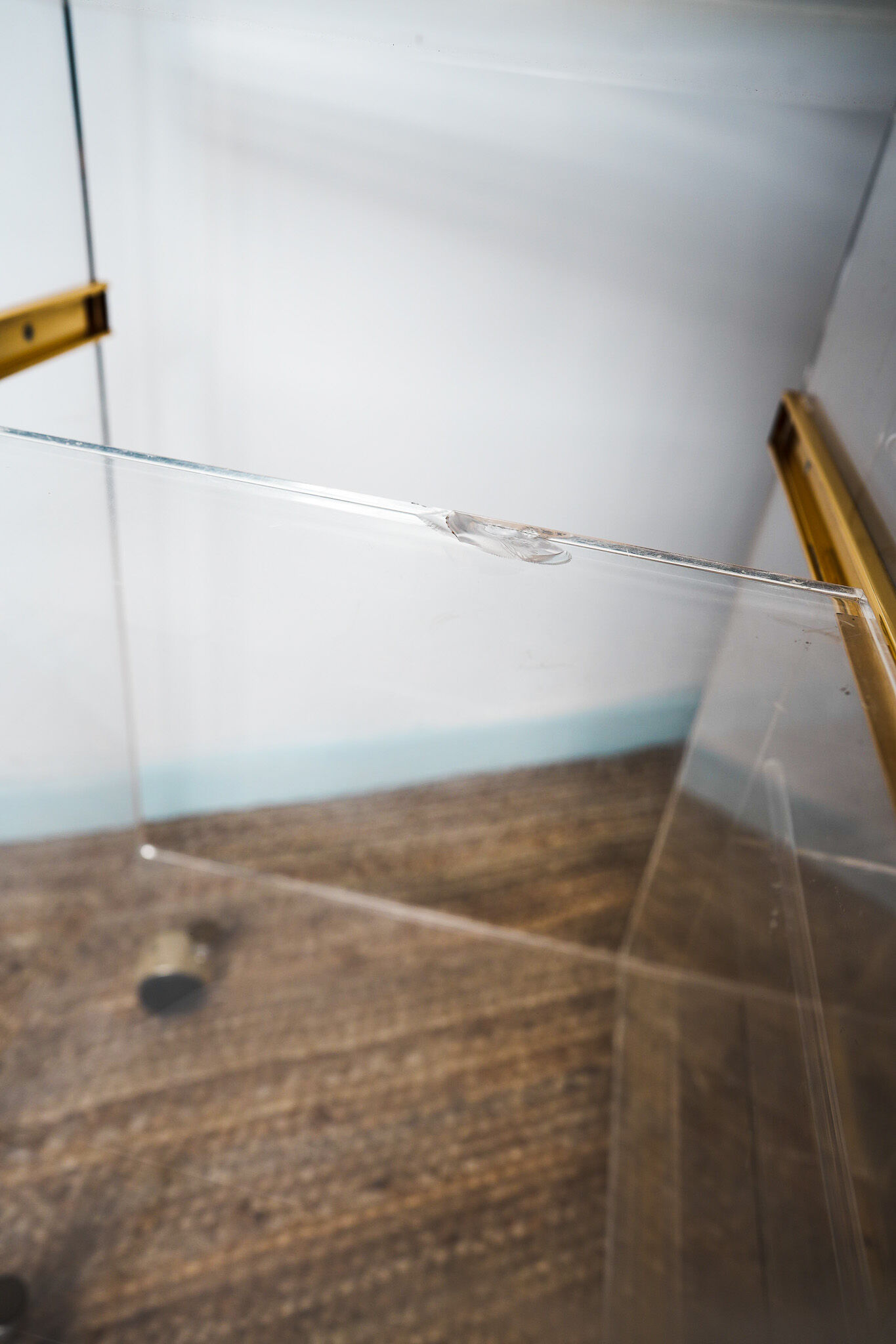 Plexiglas furniture of 'invisible de marais'