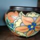 Ceramic VASE CASHPOT Montoise Bergen, Belgium, Art Deco 1920 1930