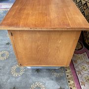 Schoolmaster's desk with armchair