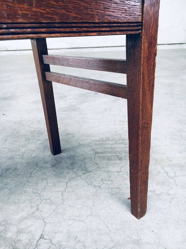 Early 20th Century Art Deco Dining Chair Set, 1920s, Set of 3