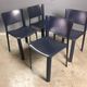Fasem S91 chairs leather Giancarlo Vegni