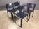 Fasem S91 chairs leather Giancarlo Vegni