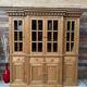 Pine shop display cabinet