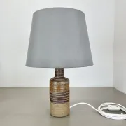 31 cm High Ceramic Table Lamp Base, 'Studio Pottery', by Tue Poulsen, Ceramic Denmark, 1970