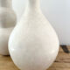 Vase blanc en tadelakt