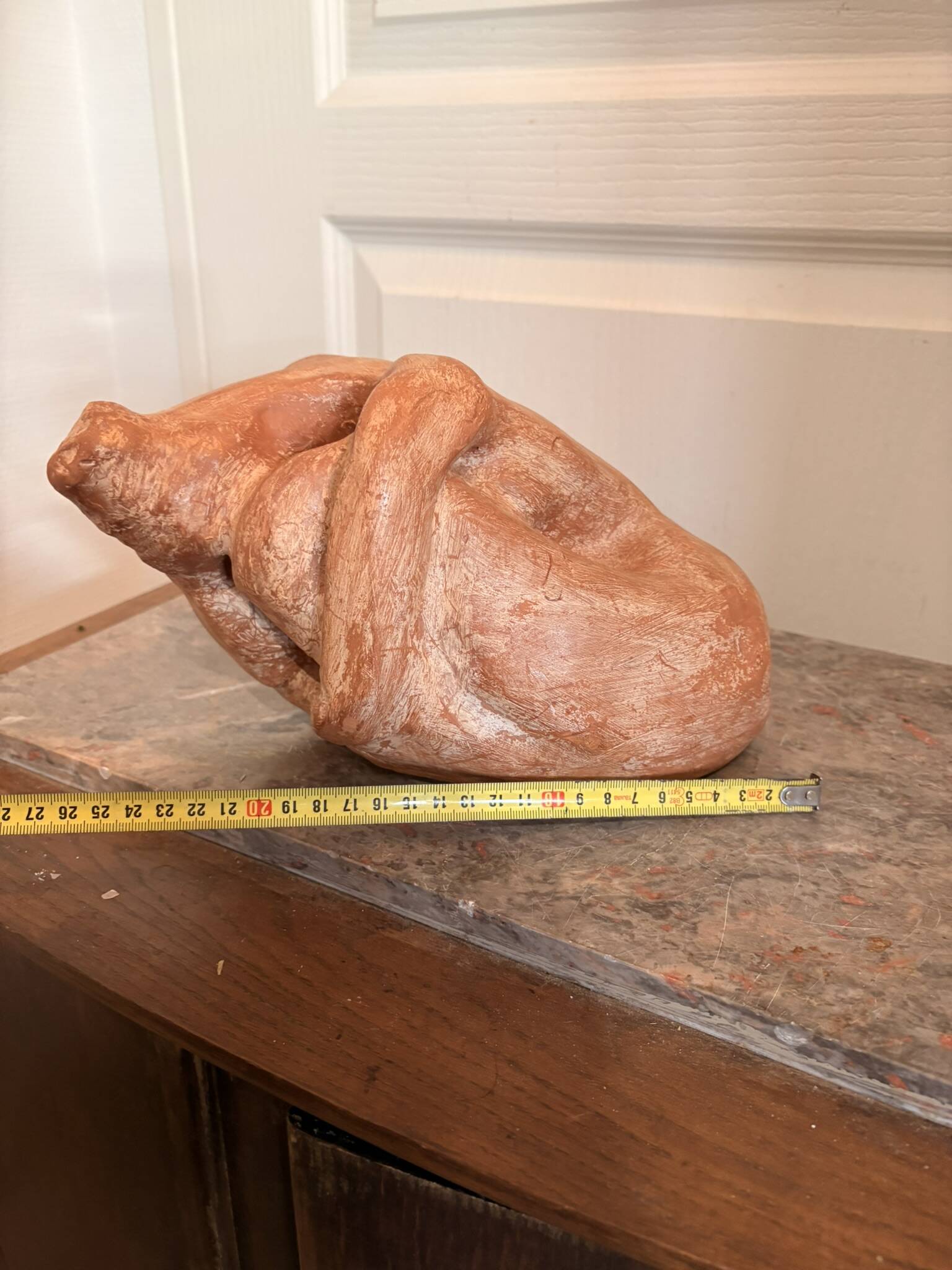 Sculpture Terracotta Statue Abstract Modern Female Nude