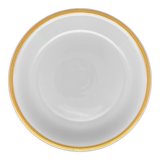 Hollow plates Limoges gold border