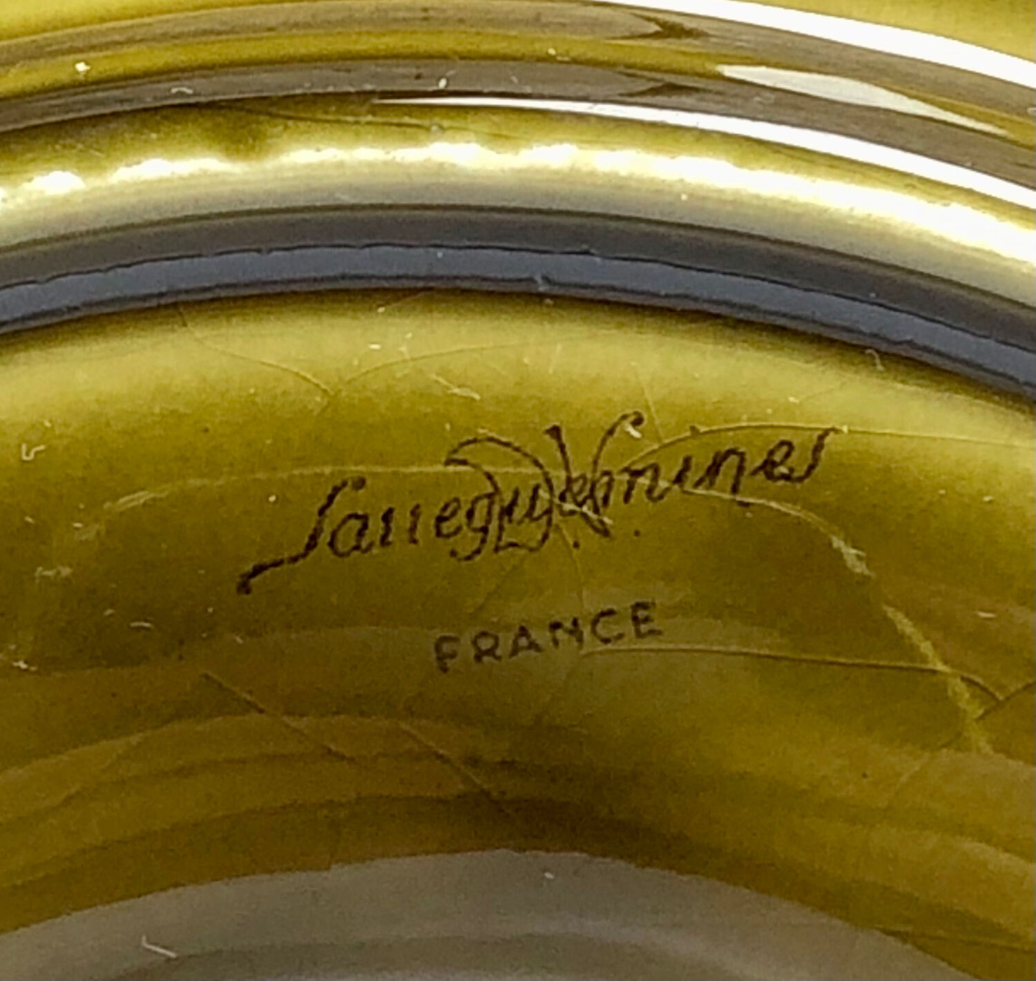 Lot 6 plates of oysters barbotine Sarreguemines