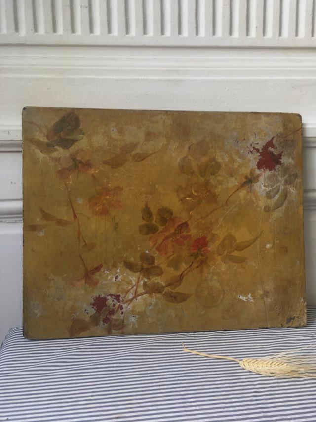 Ancient oil on rigid support