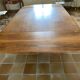 Table ancienne en noyer massif