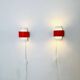 Curved Cylindrical Wall Lamps By J.J.M. Hoogervorst For Anvia Nederland, The Netherlands 1960S