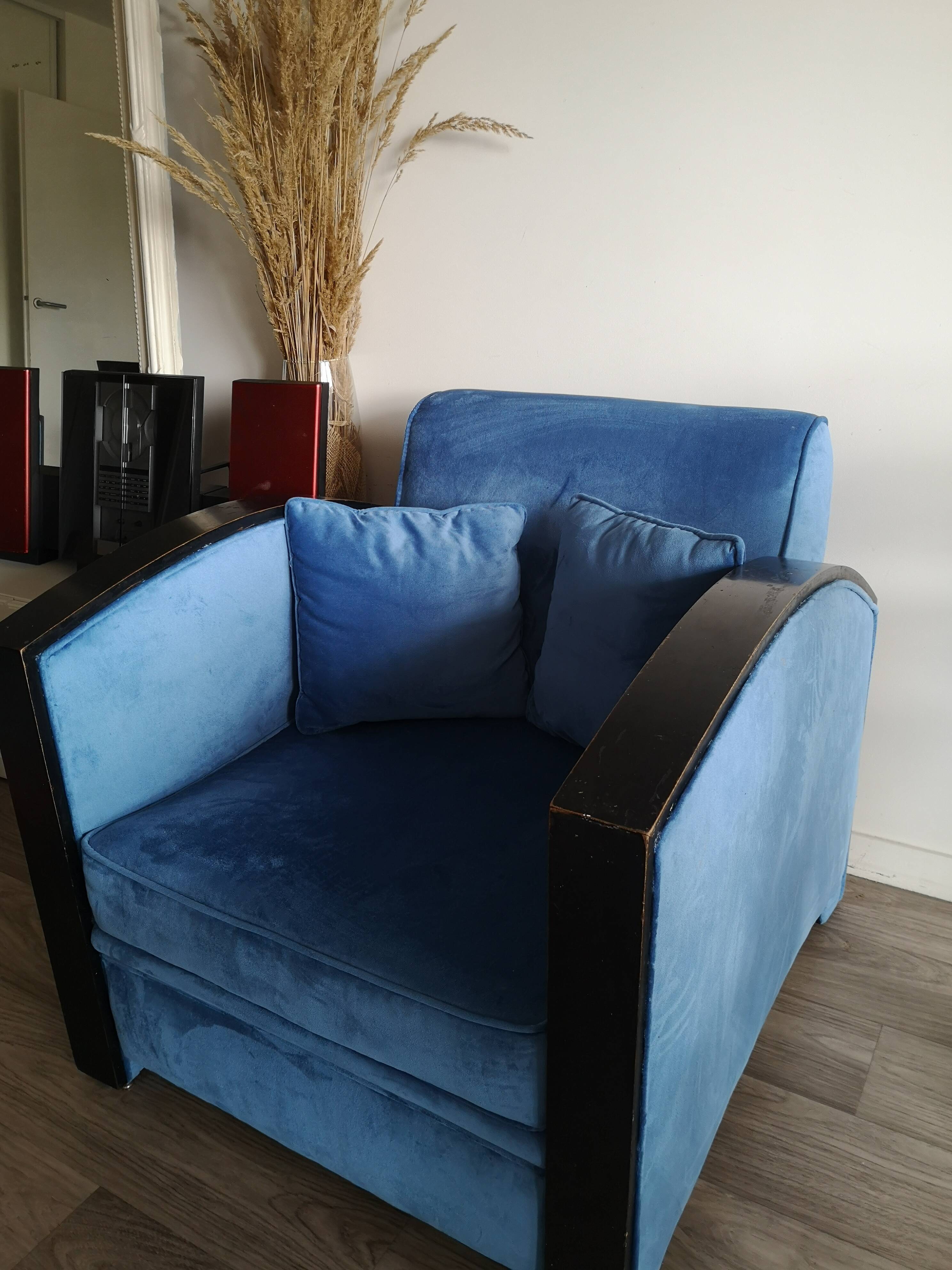 Fauteuils Hugues Chevalier Flanelle