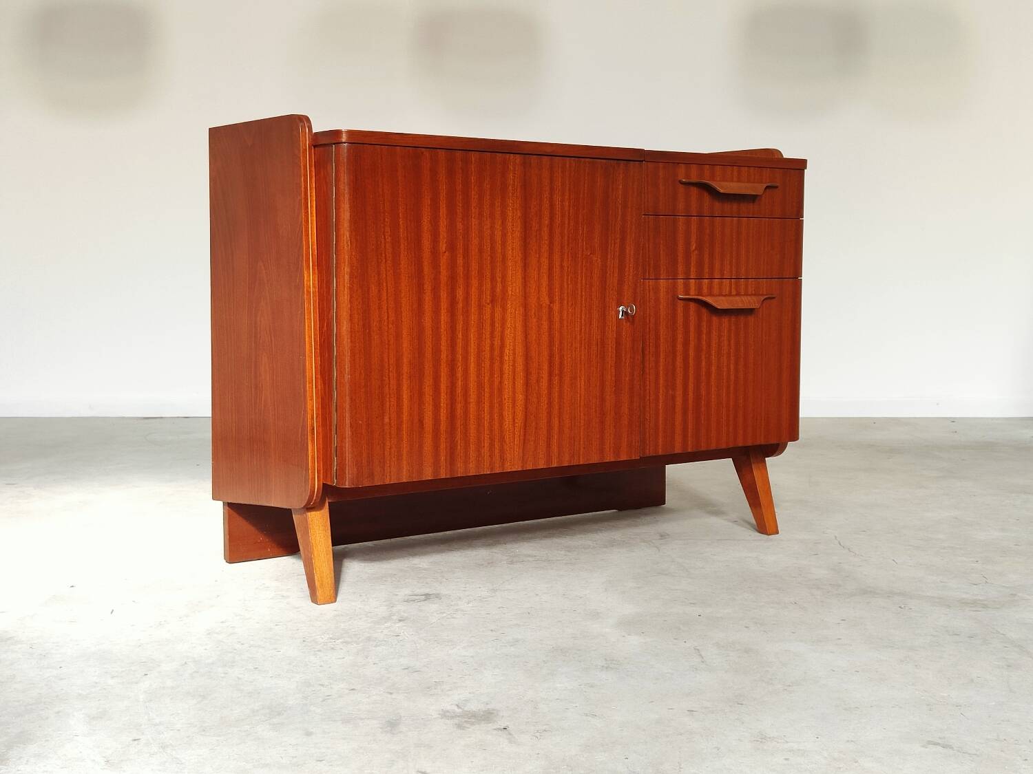 Low sideboard by Frantisek Jirak for Tatra Nabytok 1959