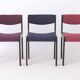 Set of 6 Vintage German Dining Chairs, 1950s–1960s, Black Beechwood