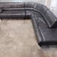 DS-18 leather corner sofa by De Sede, 1980s